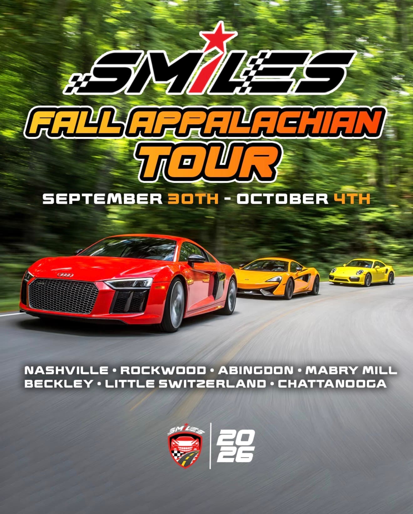 Fall Appalachian Tour 2026